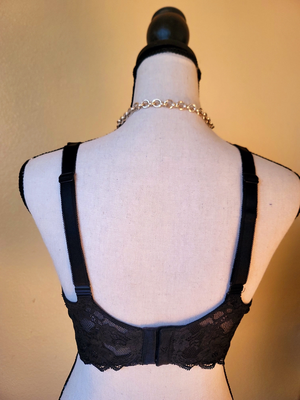 VS Victoria's Secret Dream Angels Lightly Lined Lace Demi Bra 34DDD Sexy Black - Picture 12 of 13